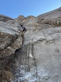Pitch 5 — the easy dihedral before the runnels